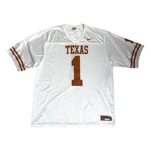 TEXAS LONGHORNS Nike White NCAA College Football Jersey Mens 2XL